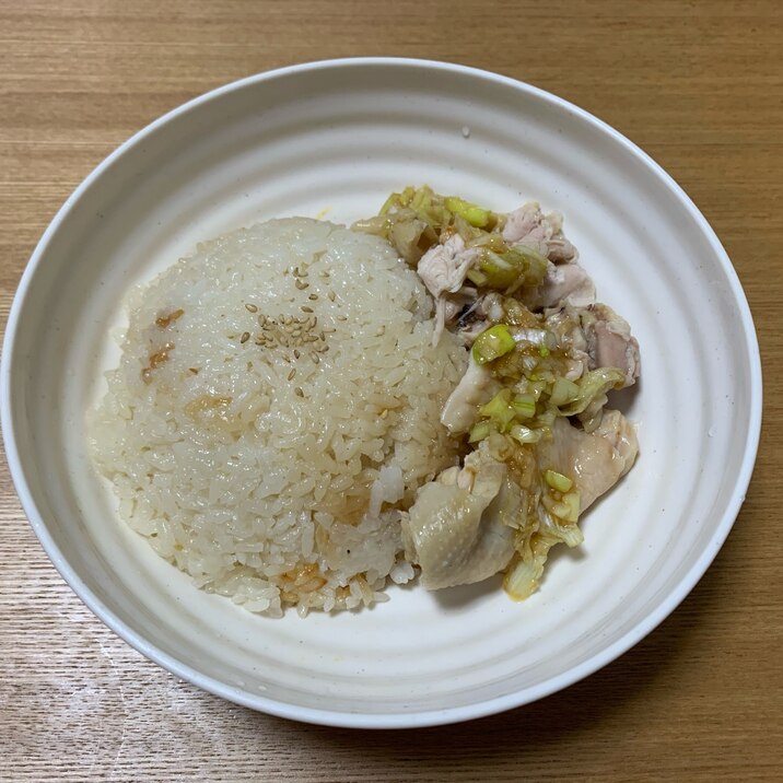 【炊飯器ひとつで簡単!】カオマンガイ